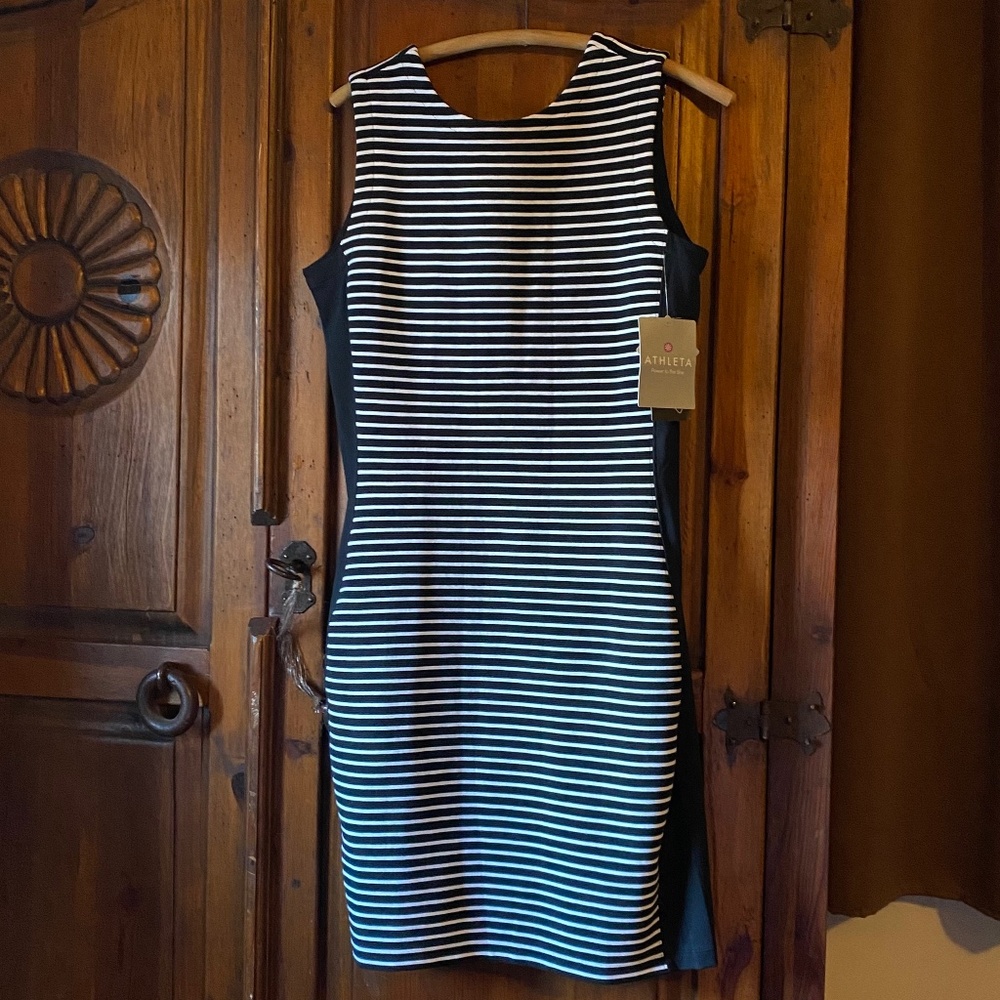 Athleta New Super cute striped dress M